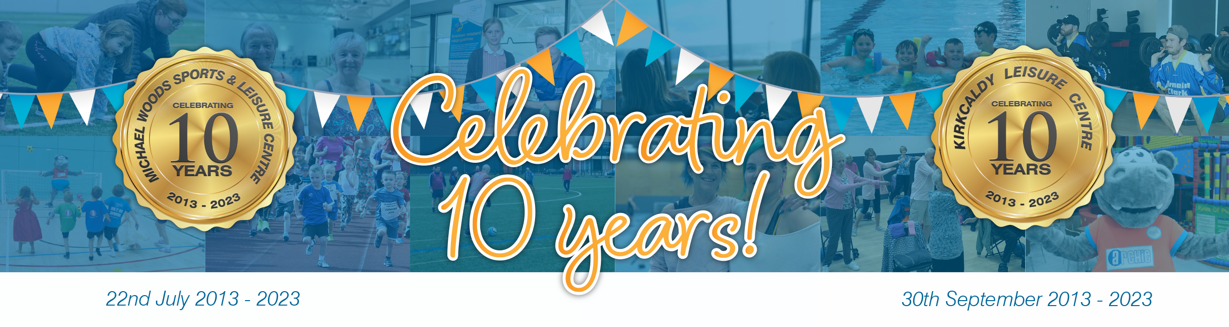 10 years of Michael woods Sports and Leisure Centre and Kirkcaldy Leisure Centre